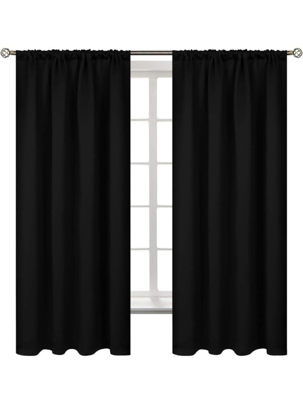 Thermal Insulated Blackout Curtains - Room Darkening Drapes for Bedroom & Living